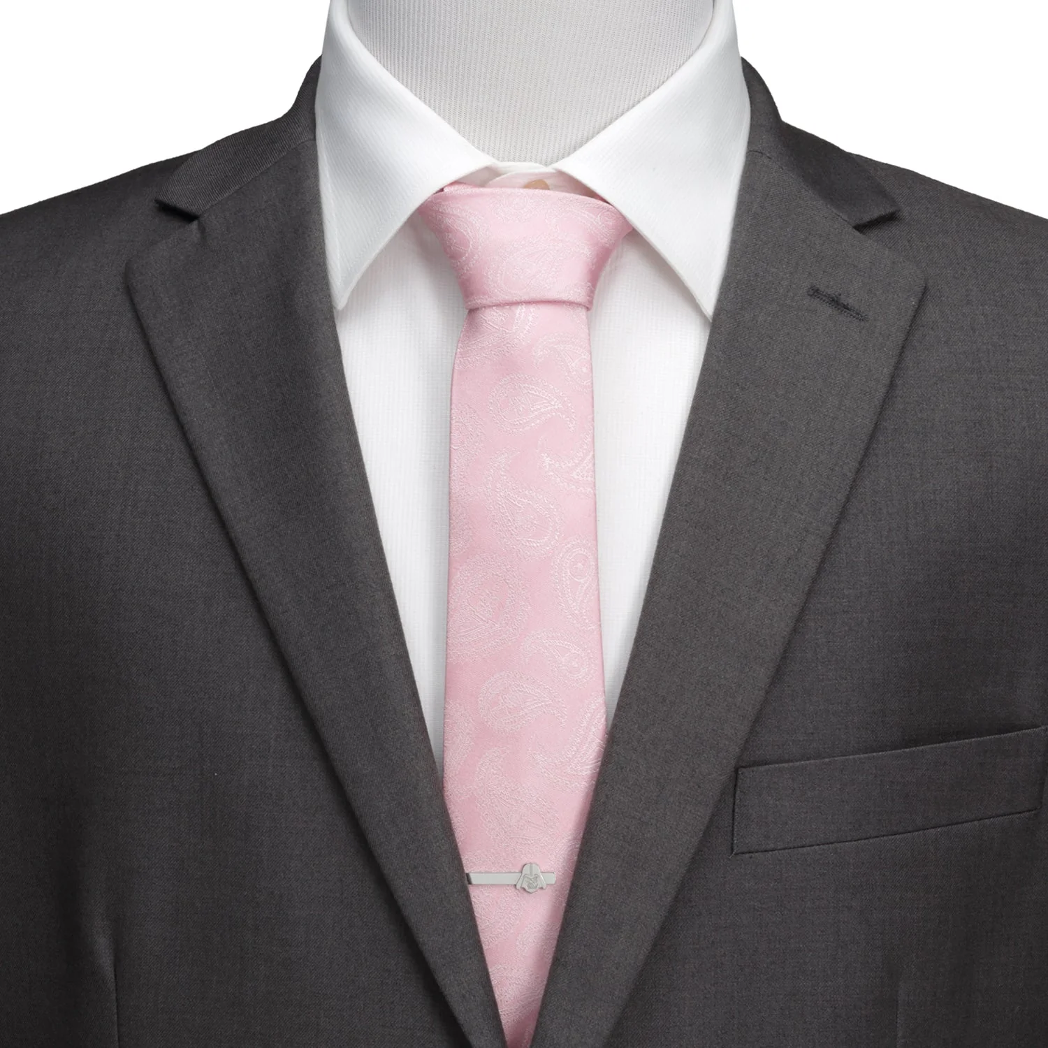 Star Wars Darth Vader Pink Paisley Silk Tie - Image 2