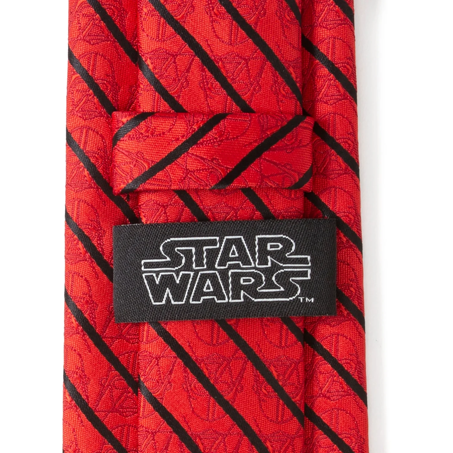 Star Wars Darth Vader Red and Black Striped Tie - Image 6