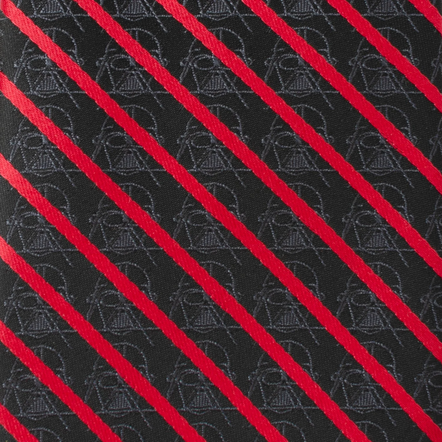 Star Wars Darth Vader Red and Black Striped Tie - Image 6