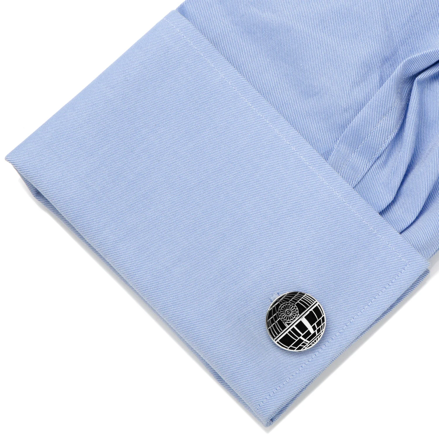 Star Wars Death Star Recessed Matte Cufflinks - Image 3