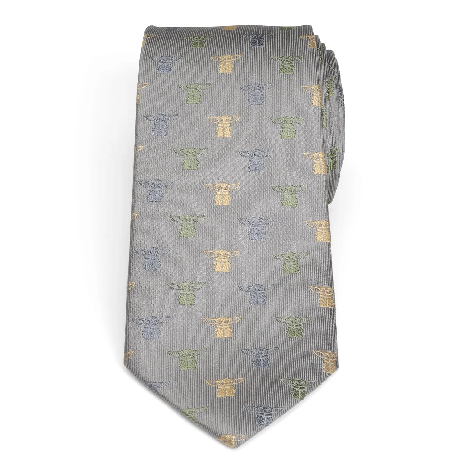 Star Wars Grogu Dotted Green Tie - Image 3