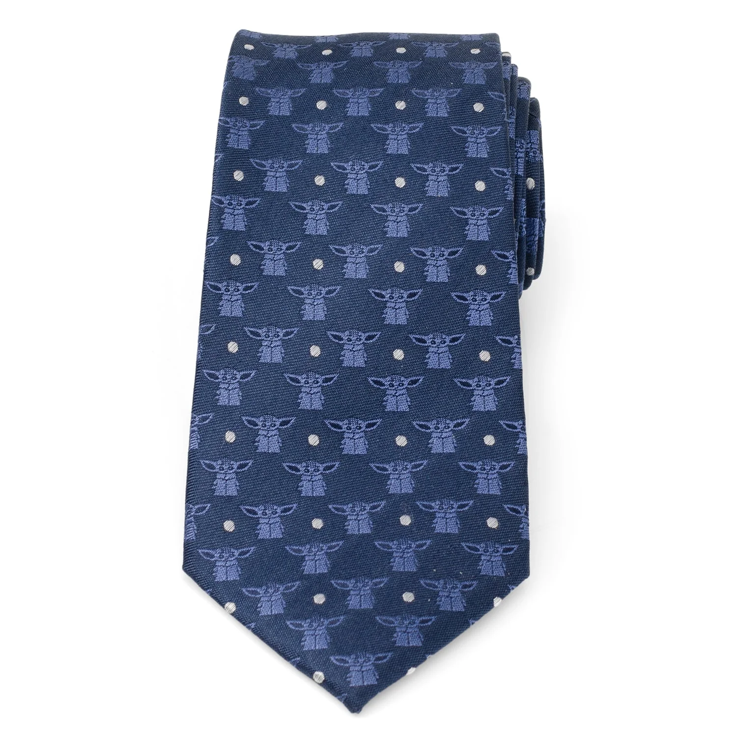 Star Wars Grogu Navy Blue Tie - Image 3