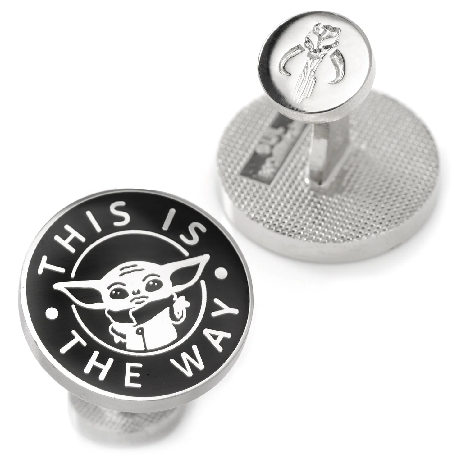 Star Wars Grogu "This Is The Way" Cufflinks - Image 2