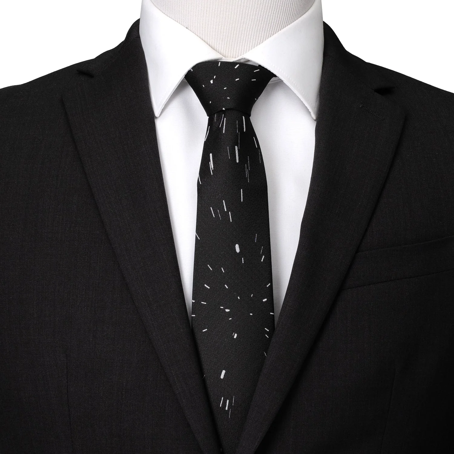 Star Wars Hyperspace Black Tie with Hidden Message - Image 2