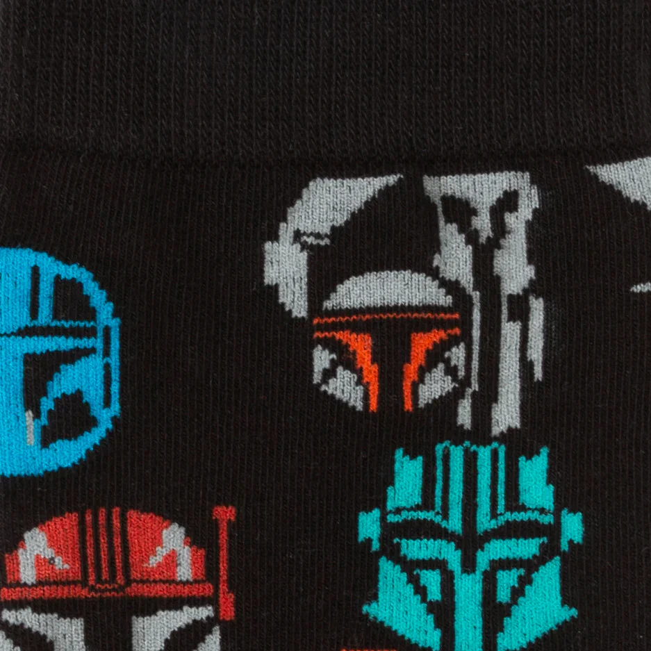 Star Wars Mandalorian and Mythosaur Multicolored Navy Dress Socks and Lapel Pin Gift Set - Image 3