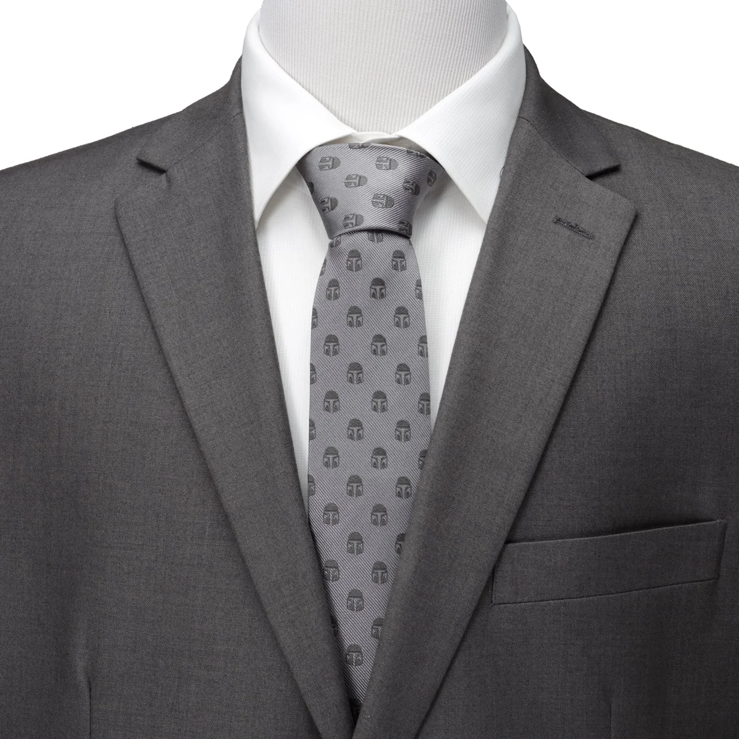 Star Wars Mandalorian Gray Tie - Image 2