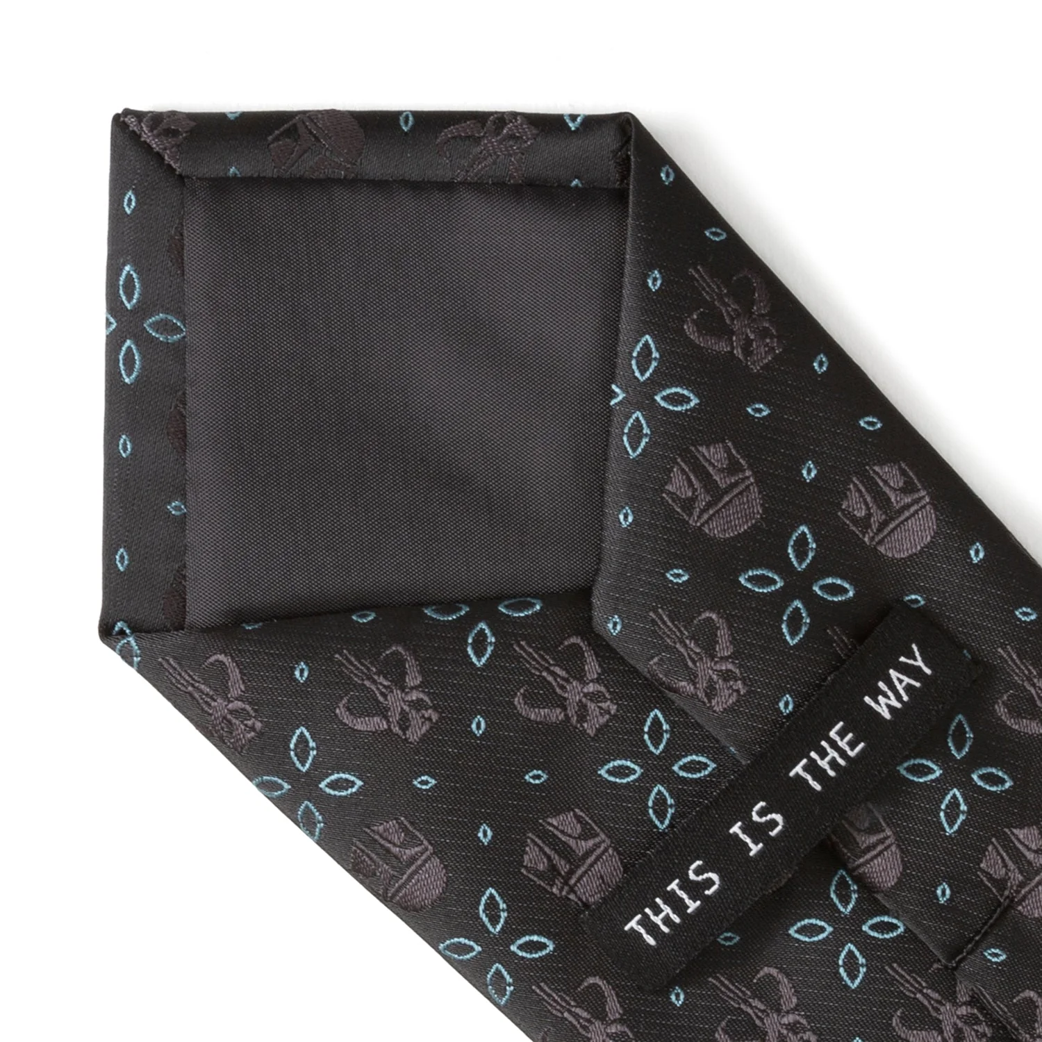 Star Wars Mandalorian Motif Black Tie - Image 7
