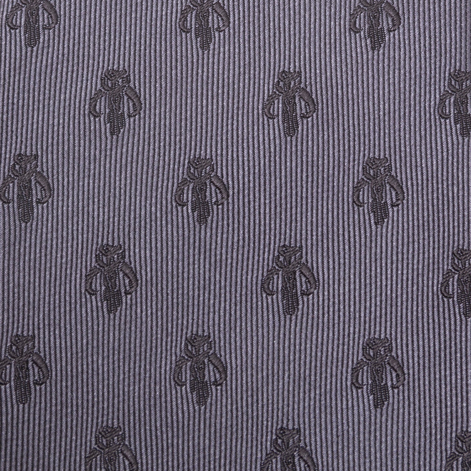 Star Wars Mandalorian Mythosaur Gray Silk Tie - Image 5