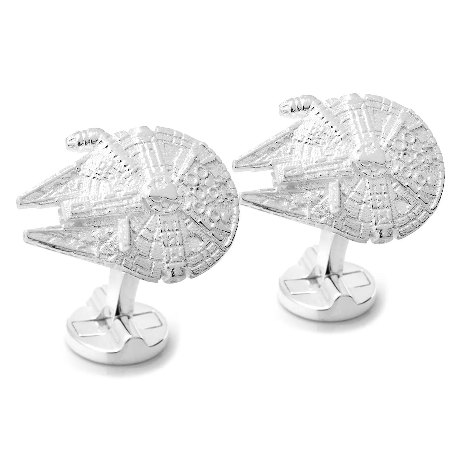 Star Wars Millennium Falcon Sterling Silver 3D Cufflinks - Image 2