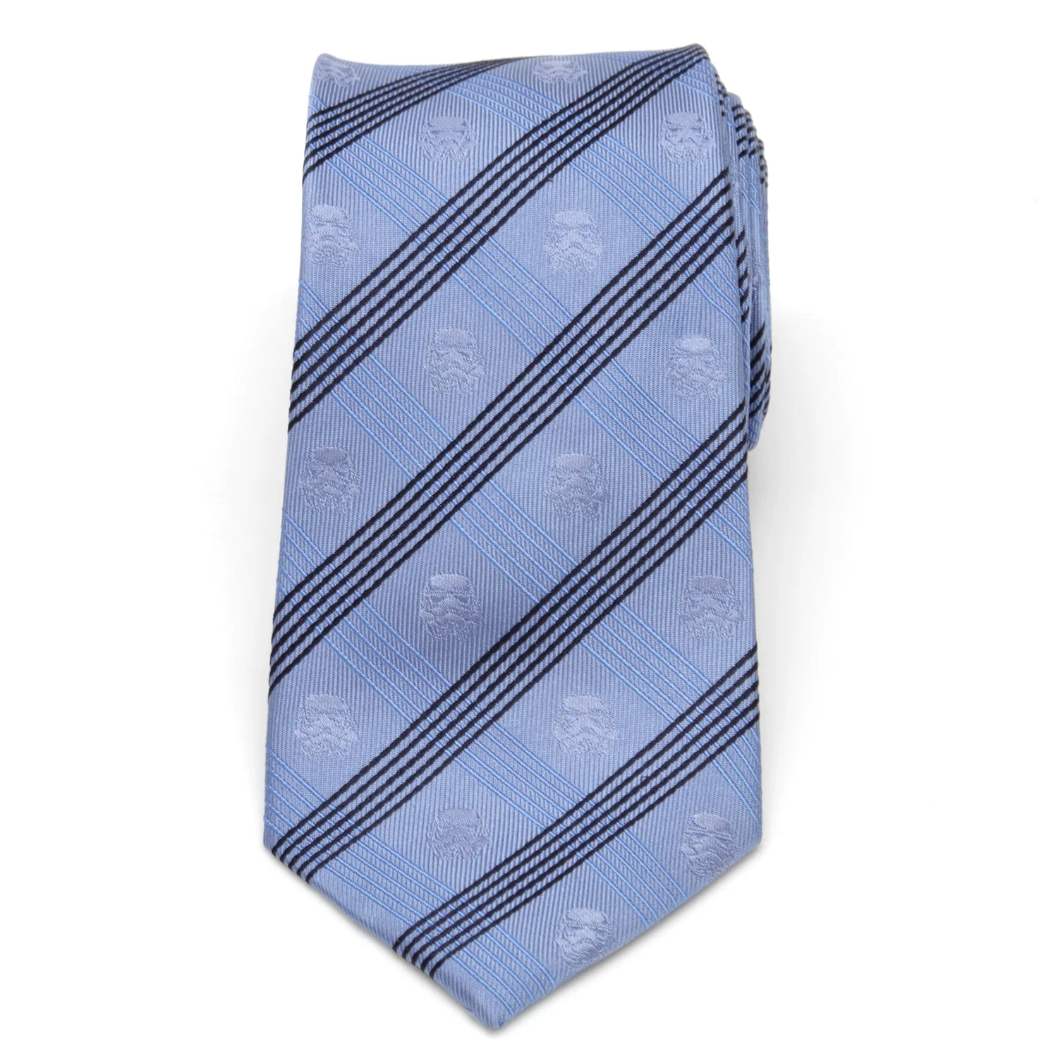 Star Wars Stormtrooper Blue Plaid Tie - Image 3