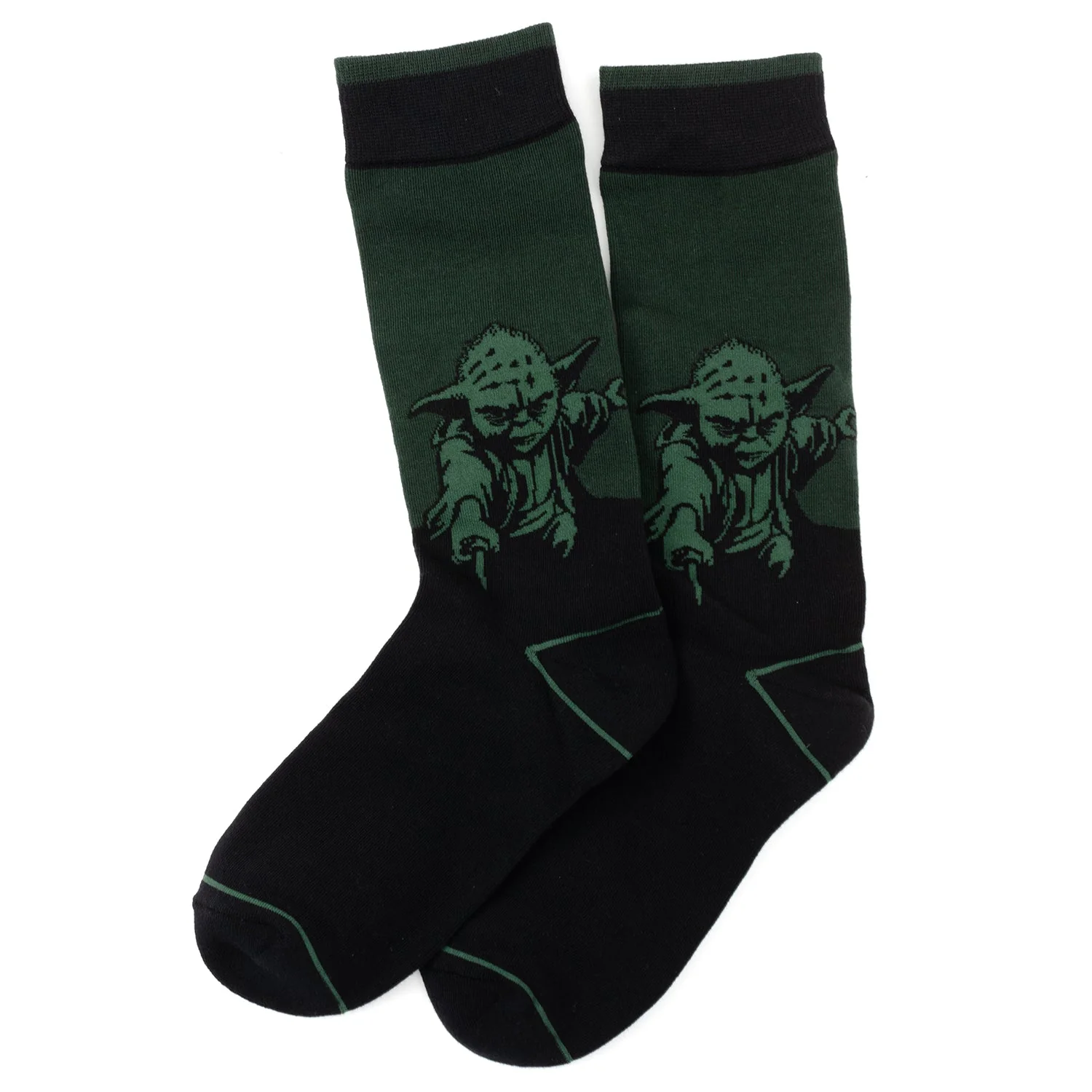 Star Wars Yoda, R2-D2, and C-3PO Dress Socks 3-Pack with Rebel Crest Lapel Pin Gift Set - Image 2