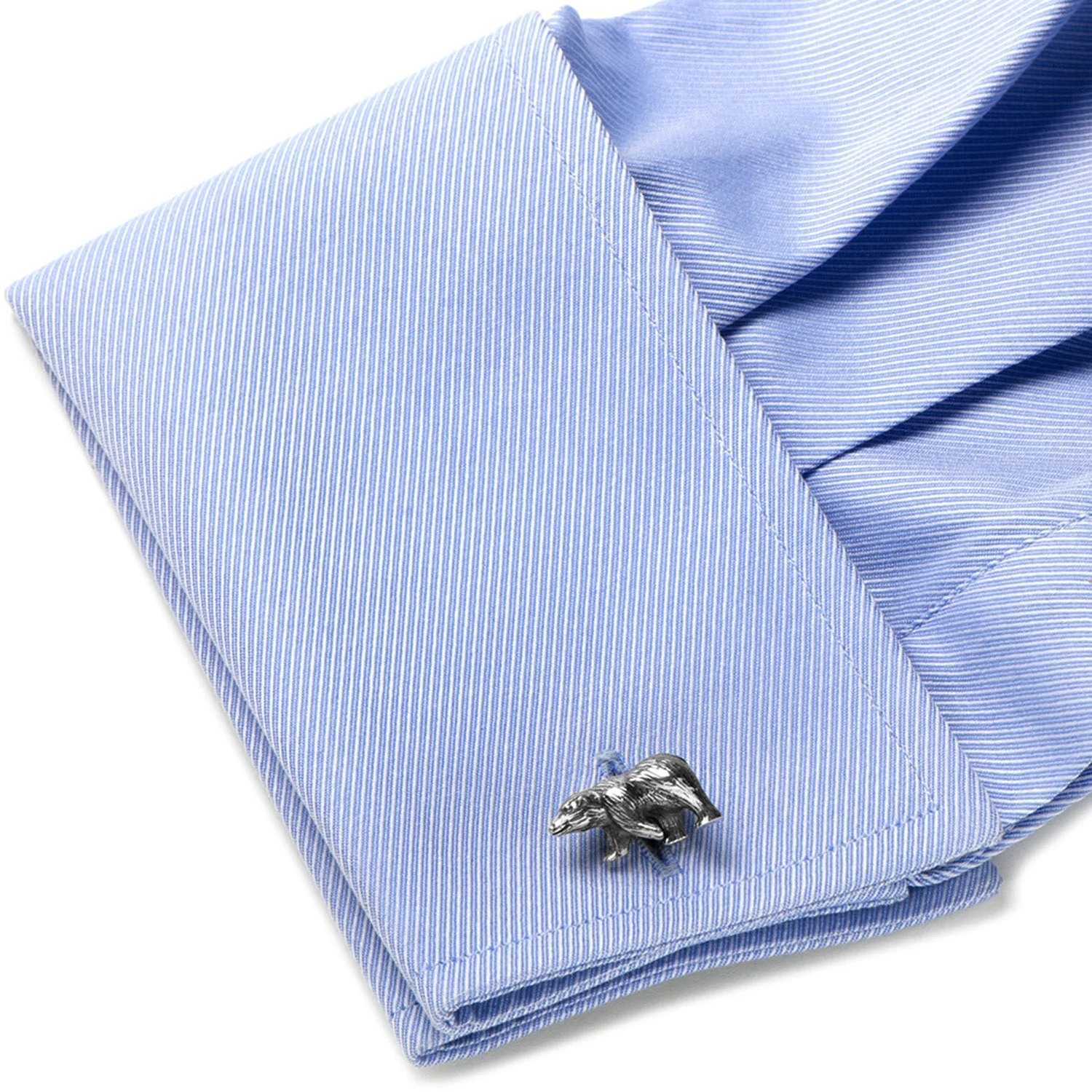 Sterling Silver Bear Cufflinks - Image 3