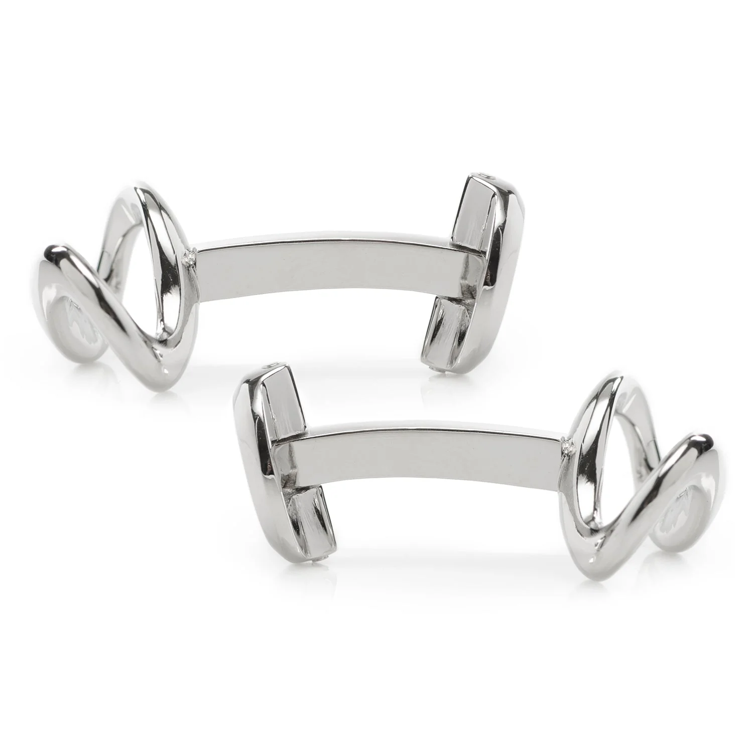 Sterling Silver Infinity Symbol Cufflinks - Image 3