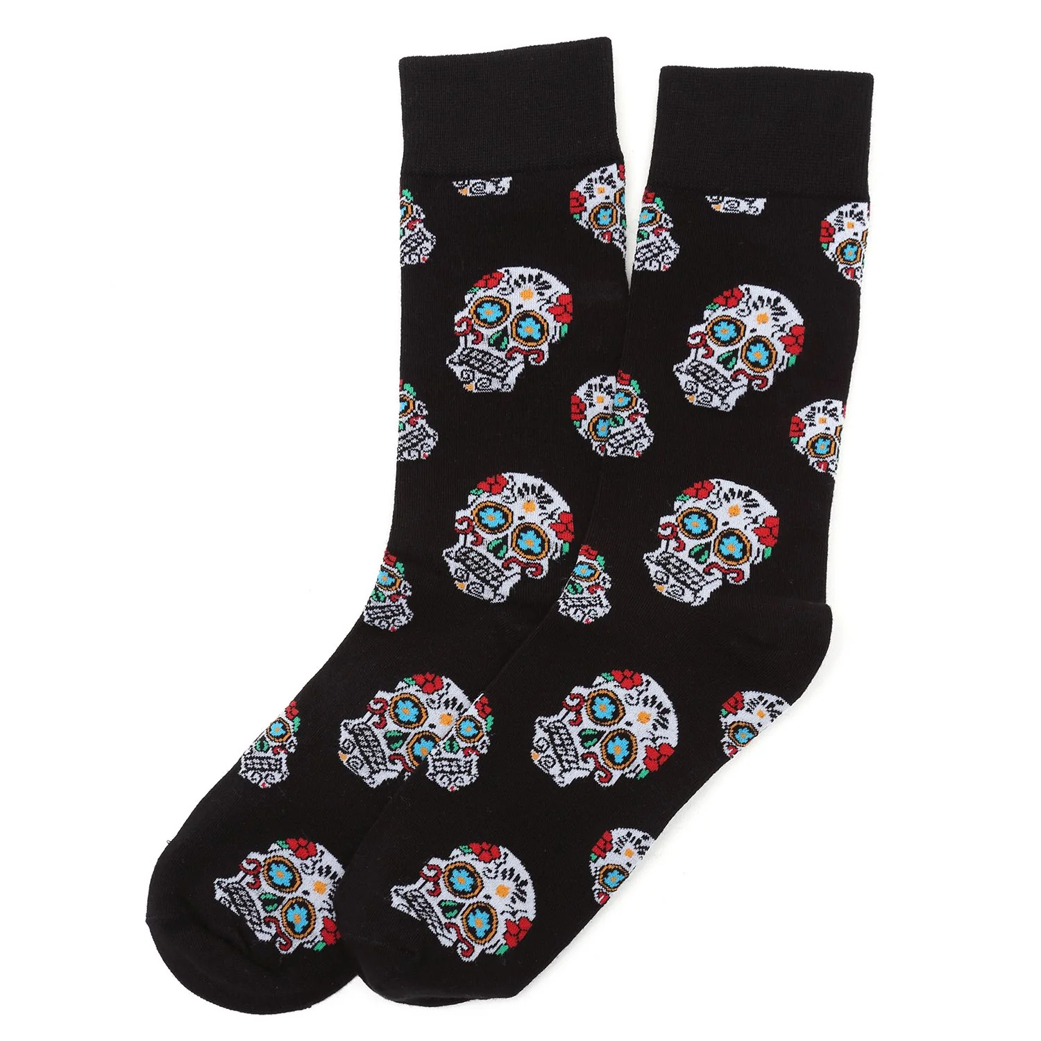 Sugar Skull Black Socks - Image 2