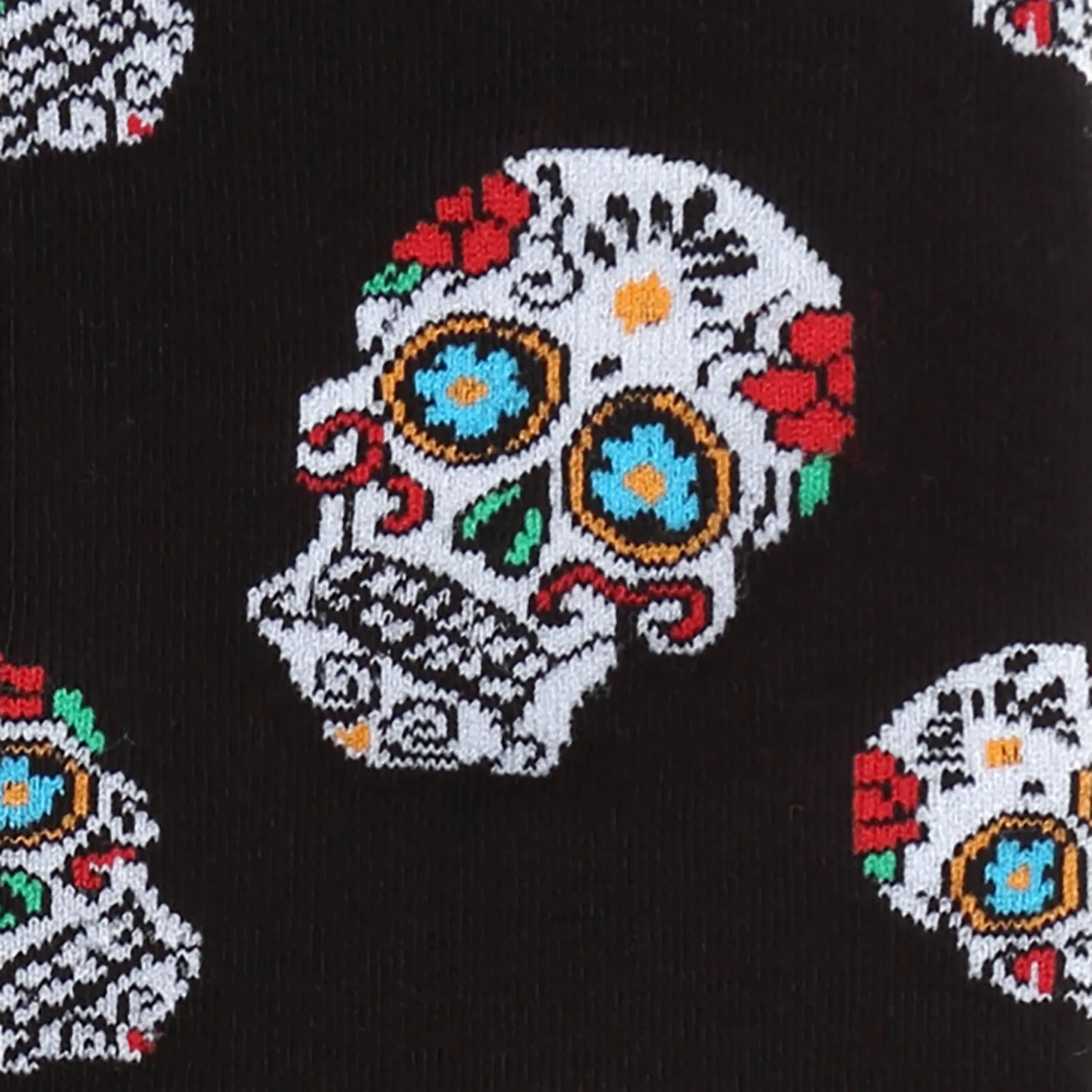 Sugar Skull Black Socks - Image 3