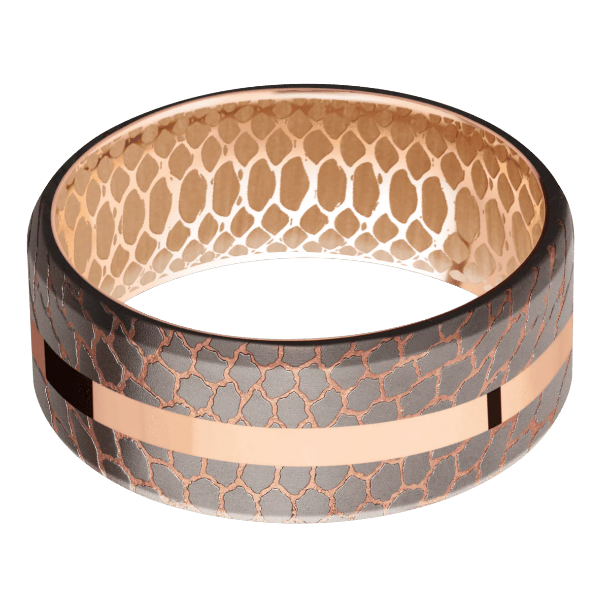Superconductor + Beadetched , Beadetched Finish + 14K Rose Gold - Image 3
