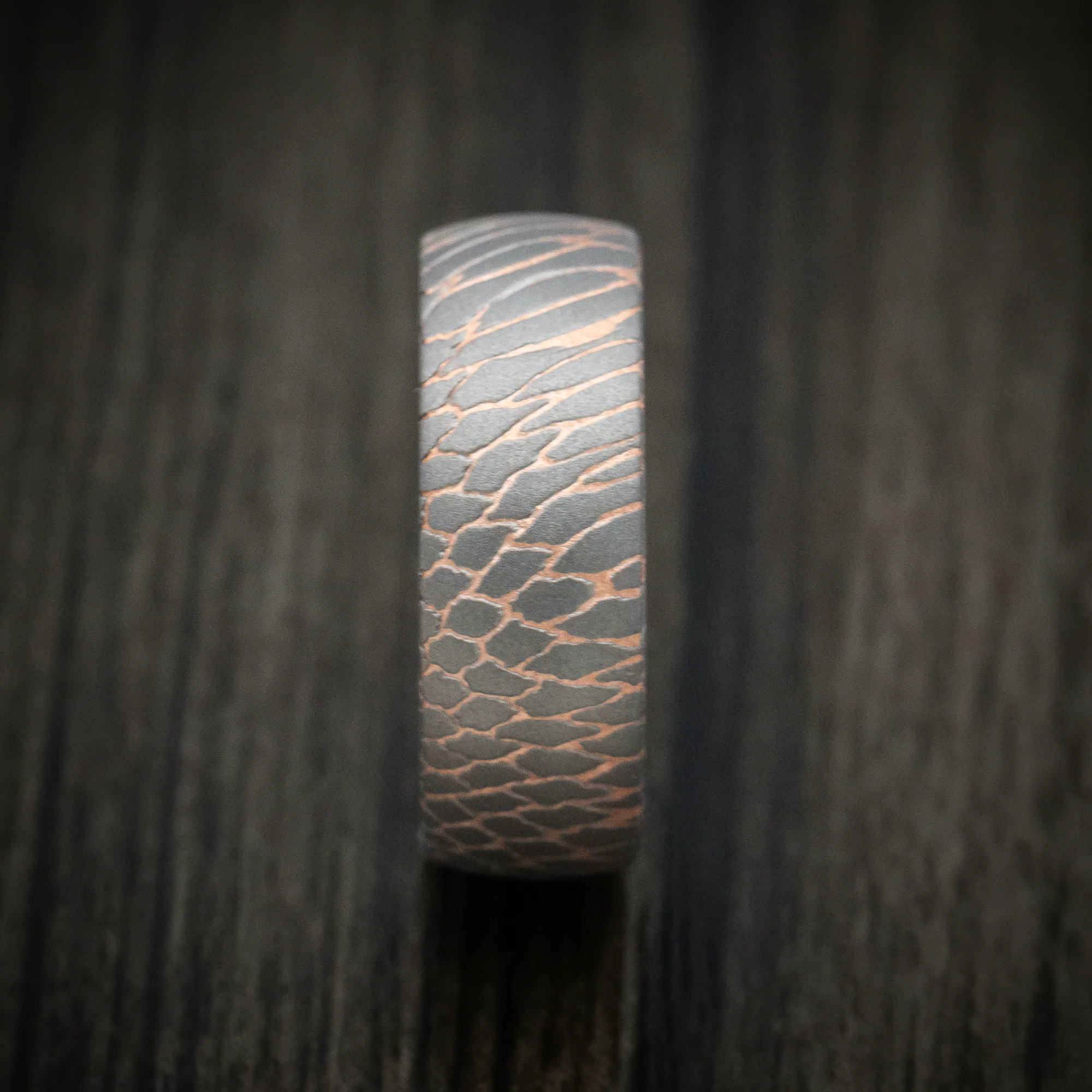 Superconductor Men's Ring Custom Made Titanium-Niobium And Copper Band - Image 3