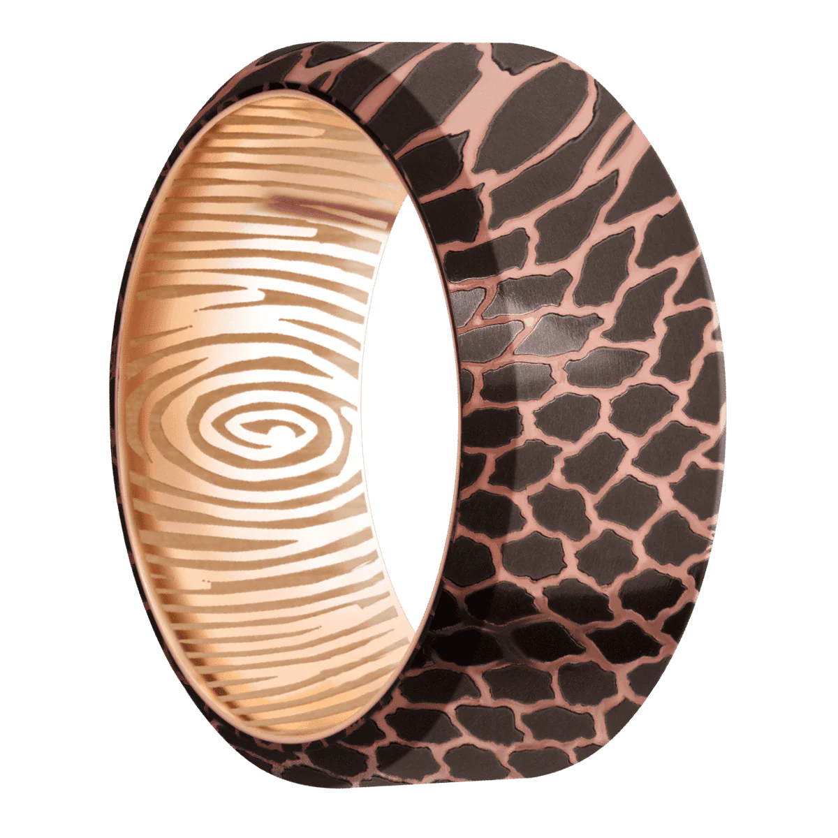 Superconductor Noir + Polish , Polish Finish + 14K Rose Gold