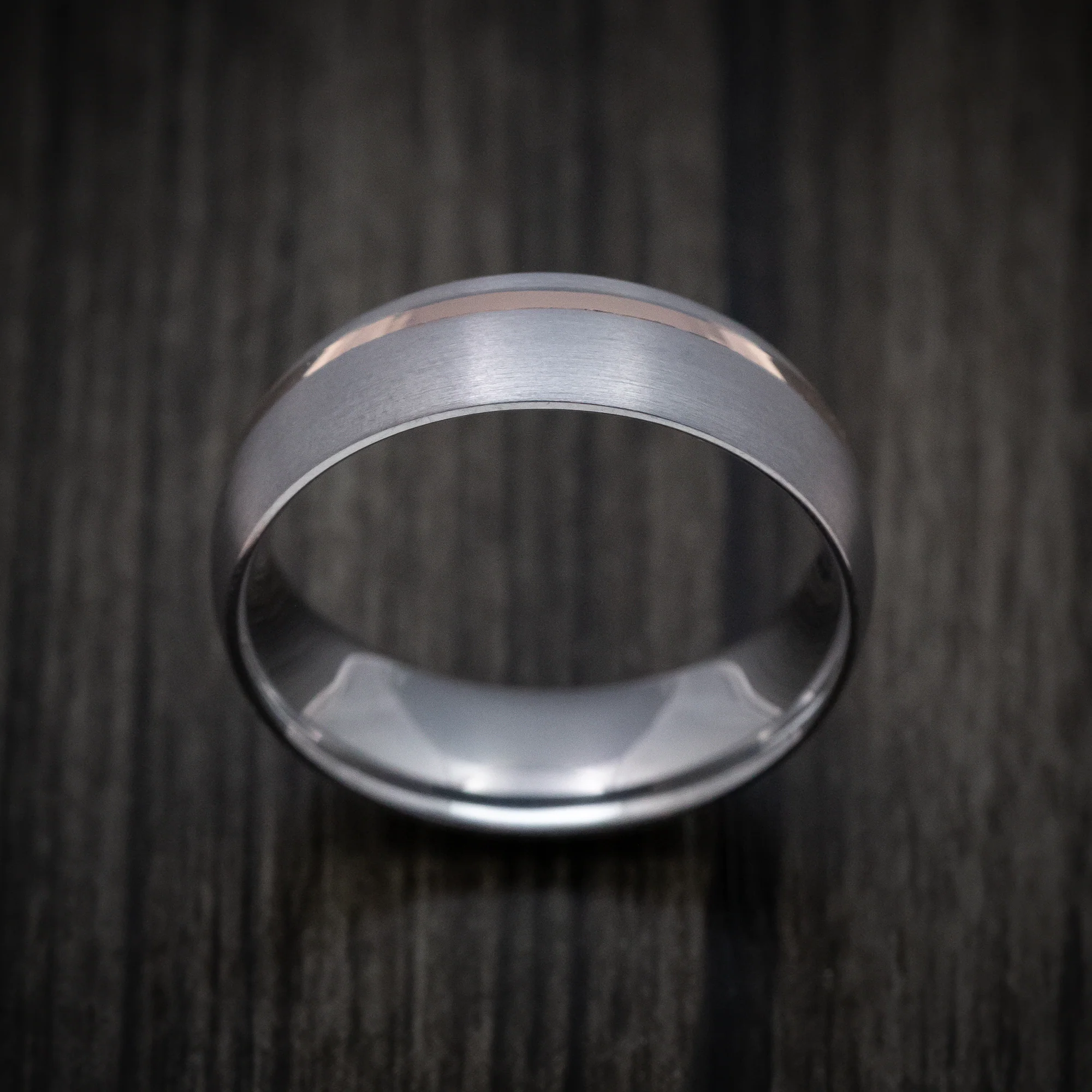 Tantalum And Gold Men's Ring Custom Made - Image 2