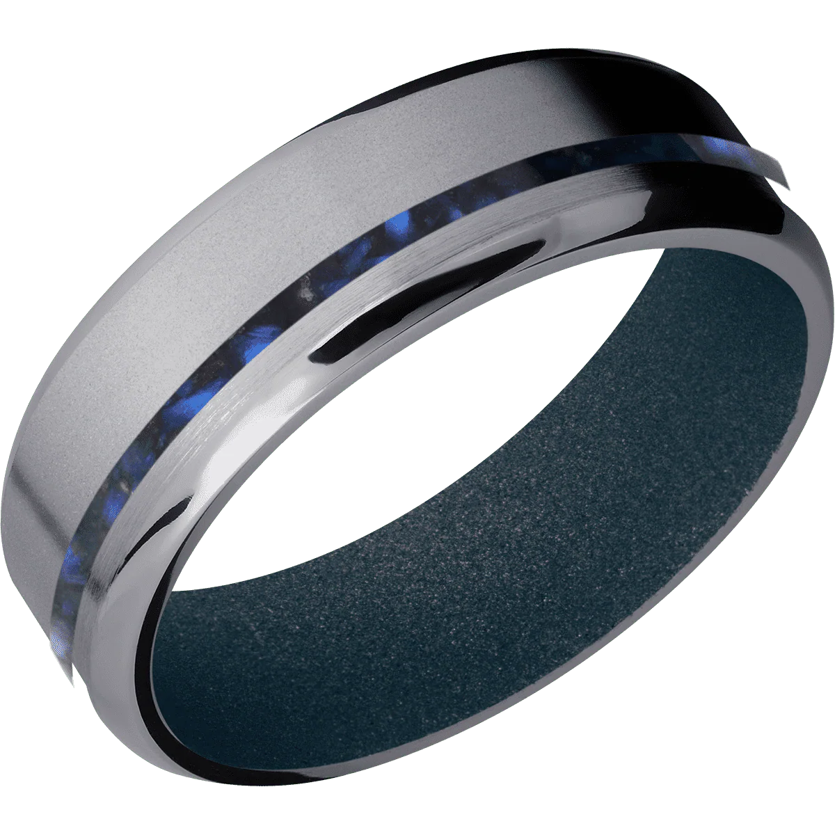 Tantalum + Bead , Satin Finish + Blue Titanium - Image 2