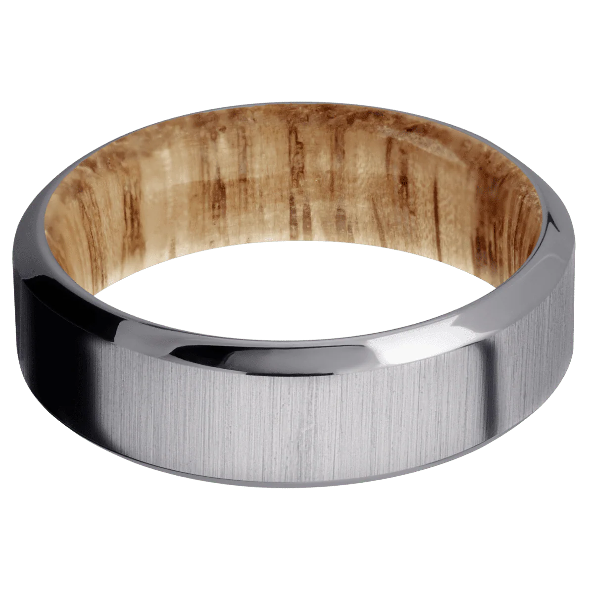 Tantalum + Crosssatin , Polish Finish + Natural Oak - Image 3