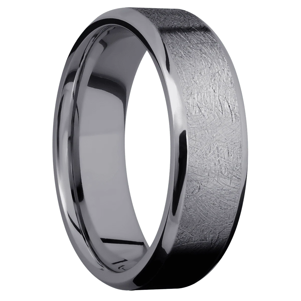 Tantalum + Distressed , Polish Finish