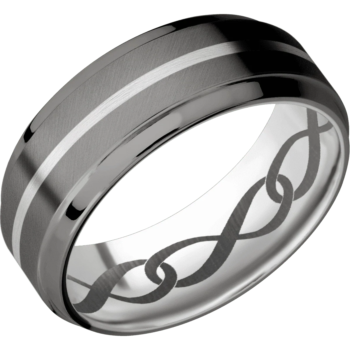 Tantalum Noir + Anglesatin , Polish Finish + Titanium - Image 2