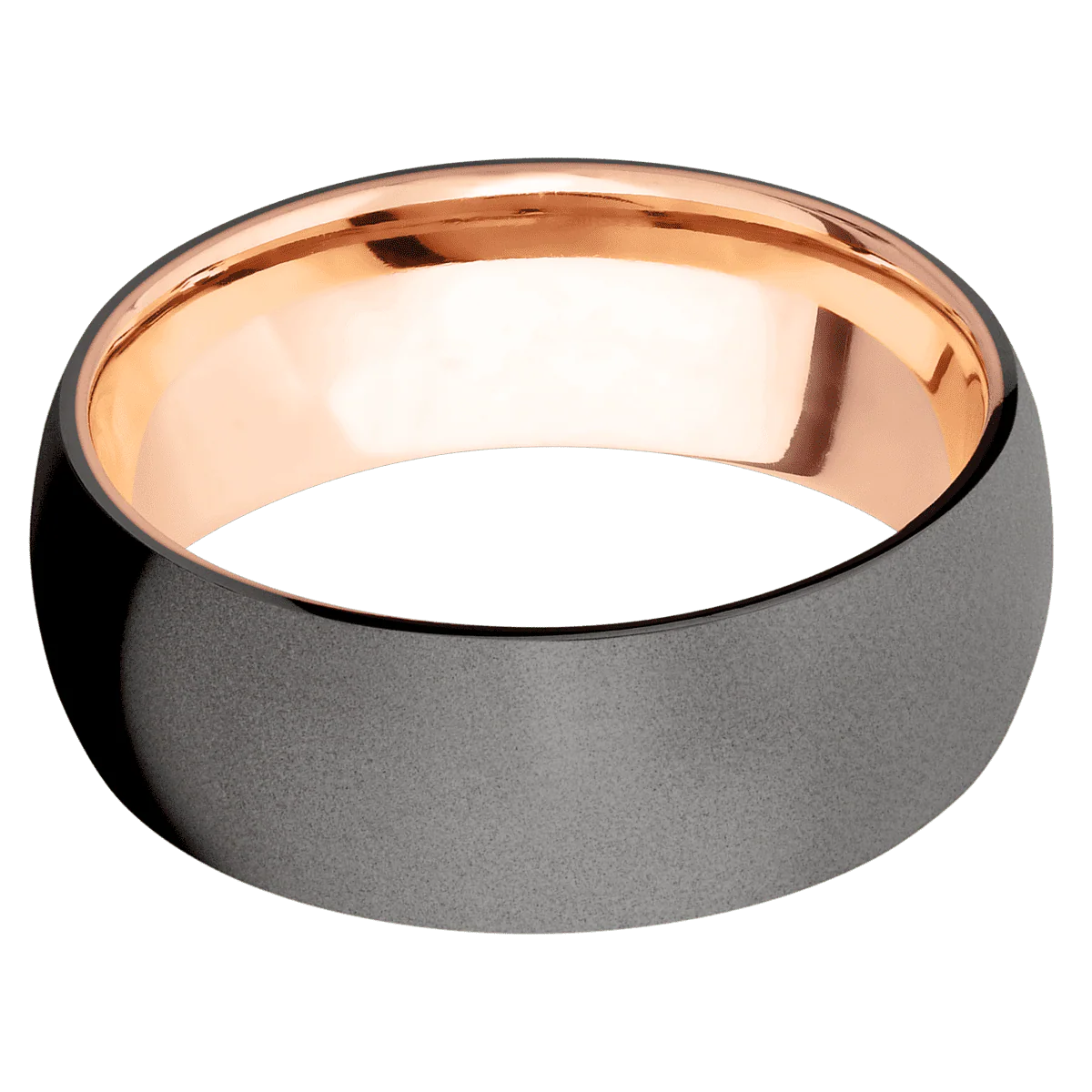 Tantalum Noir + Bead Finish + 14K Rose Gold - Image 3