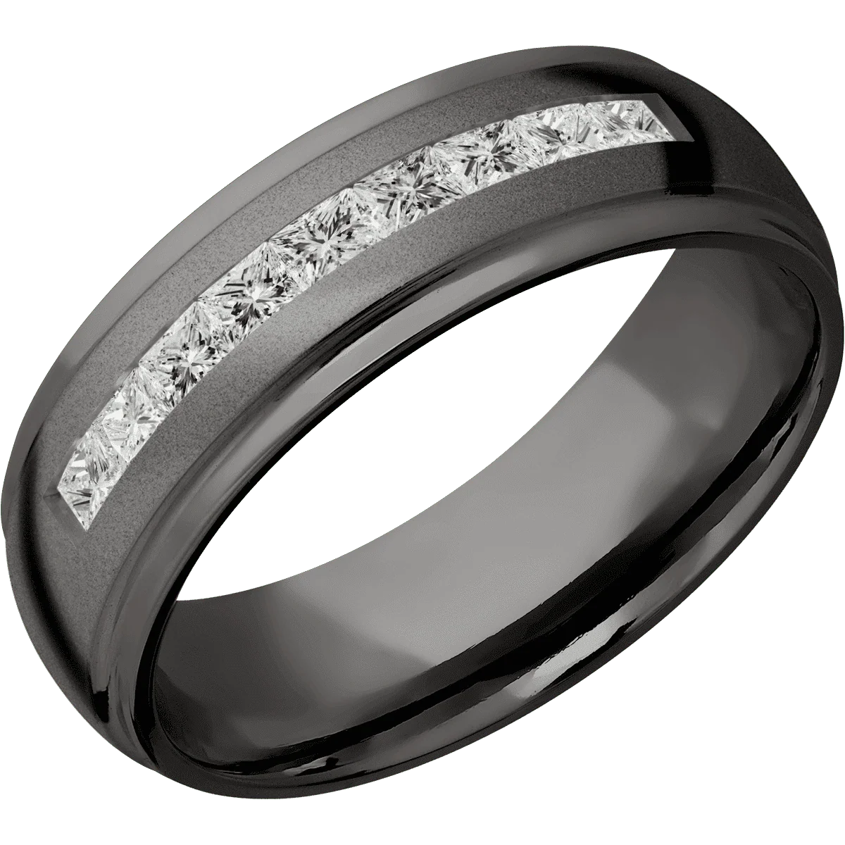 Tantalum Noir + Bead , Polish Finish - Image 2