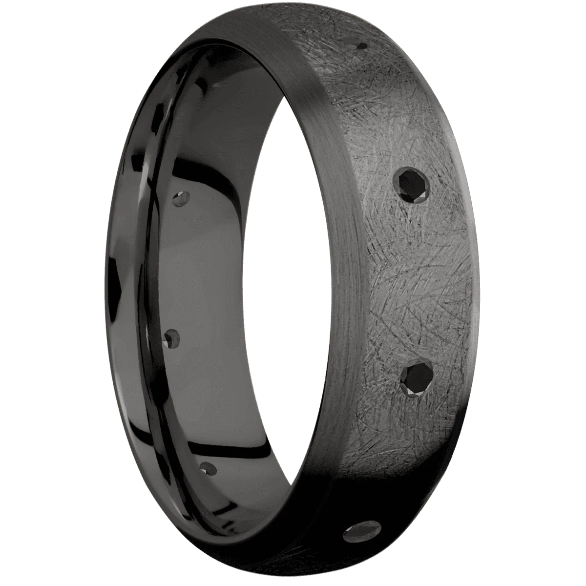 Tantalum Noir + Distressed , Satin Finish