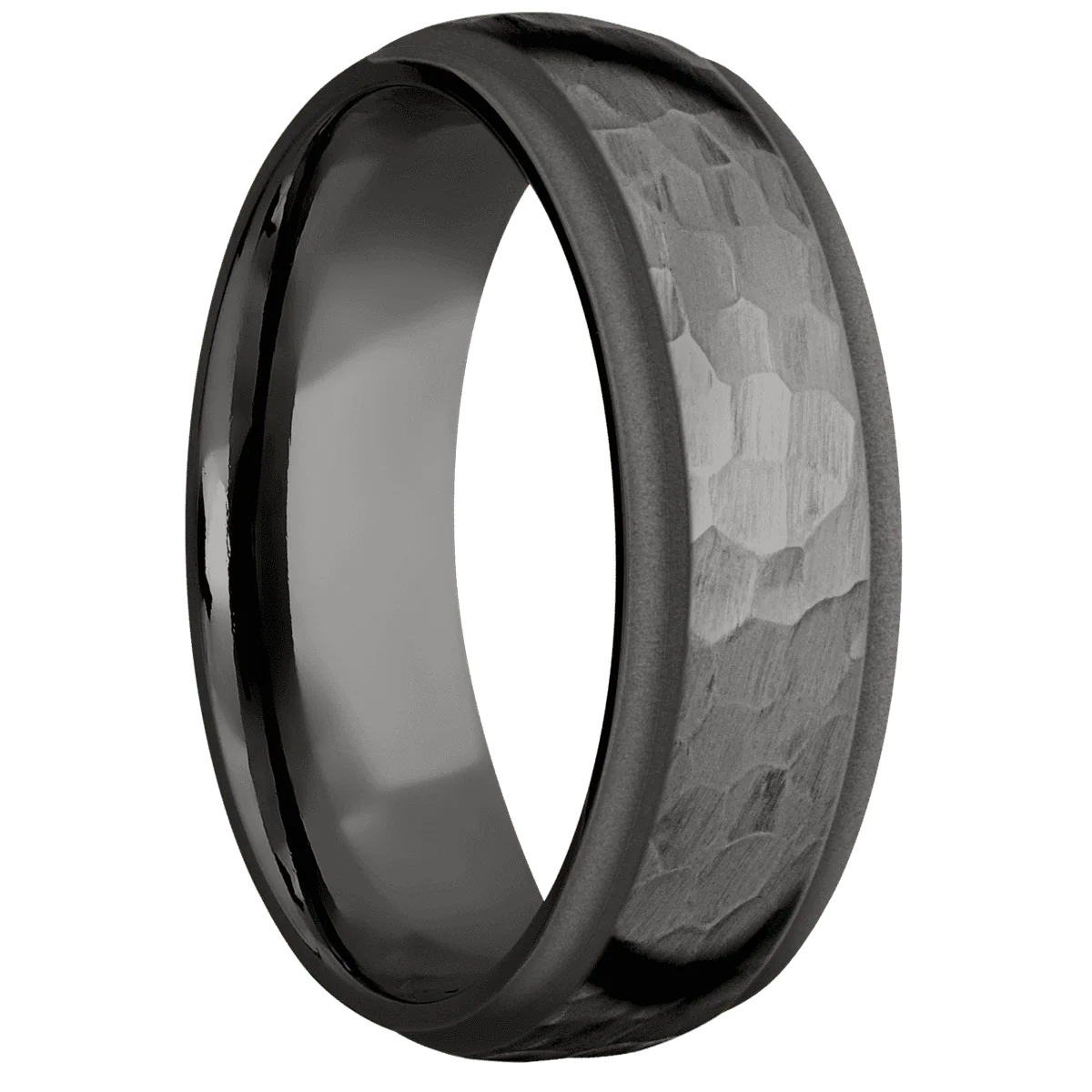 Tantalum Noir + Hammer , Sand Finish