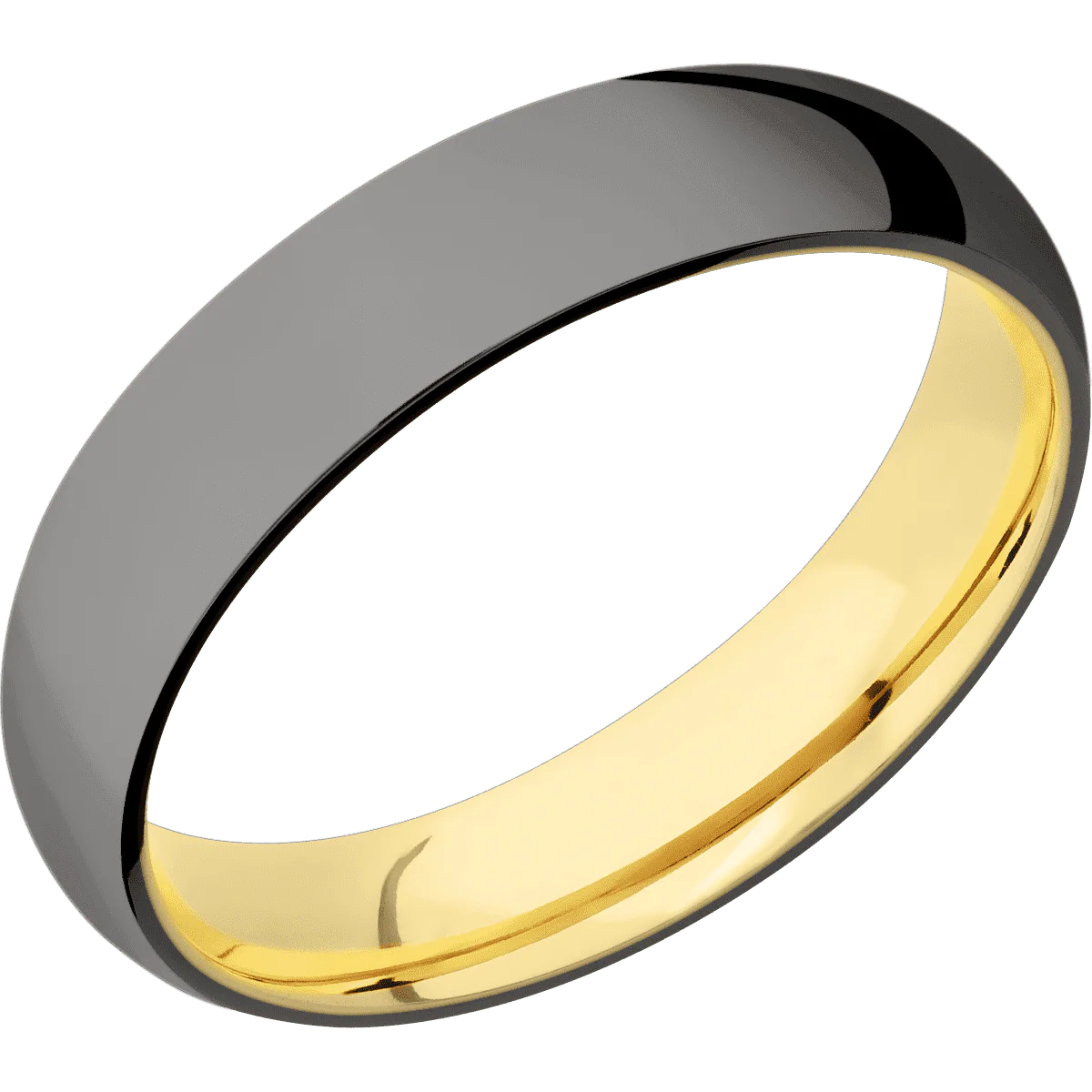 Tantalum Noir + Polish Finish + 22K Yellow Gold - Image 2