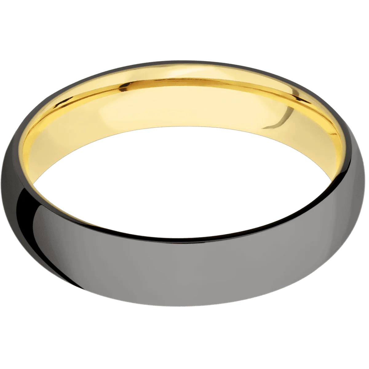 Tantalum Noir + Polish Finish + 22K Yellow Gold - Image 3