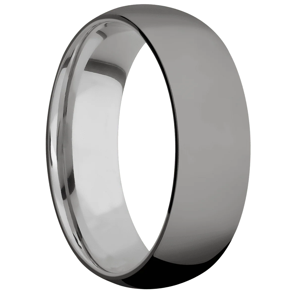 Tantalum Noir + Polish Finish + Titanium