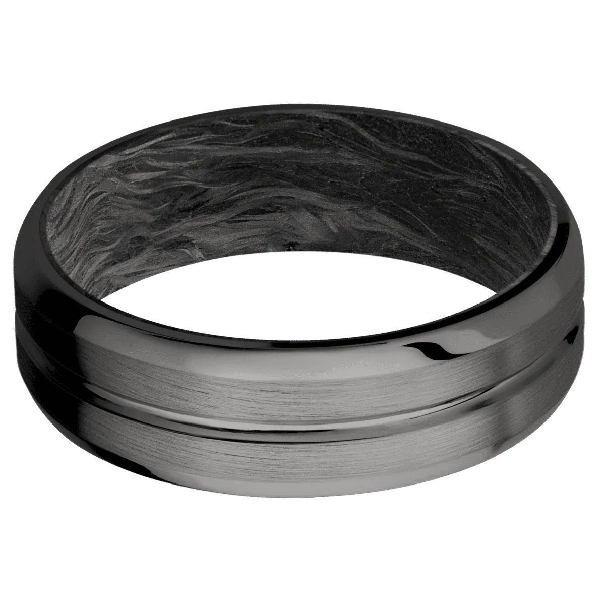 Tantalum Noir + Polish , Satin Finish + Forged Carbon Fiber - Image 3