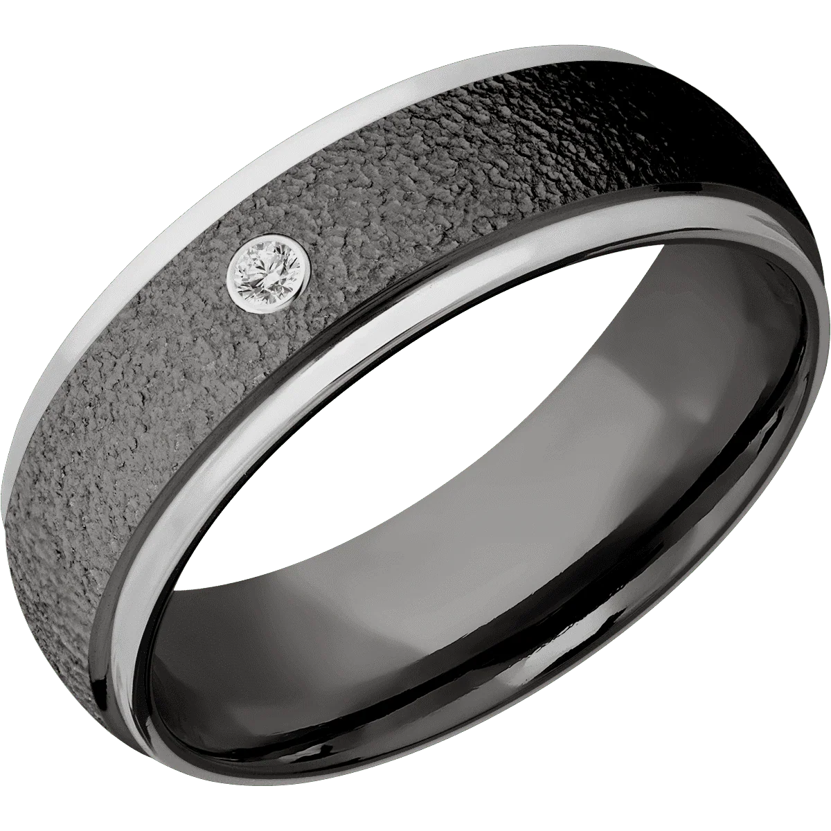 Tantalum Noir + Stipple , Bead Finish - Image 2