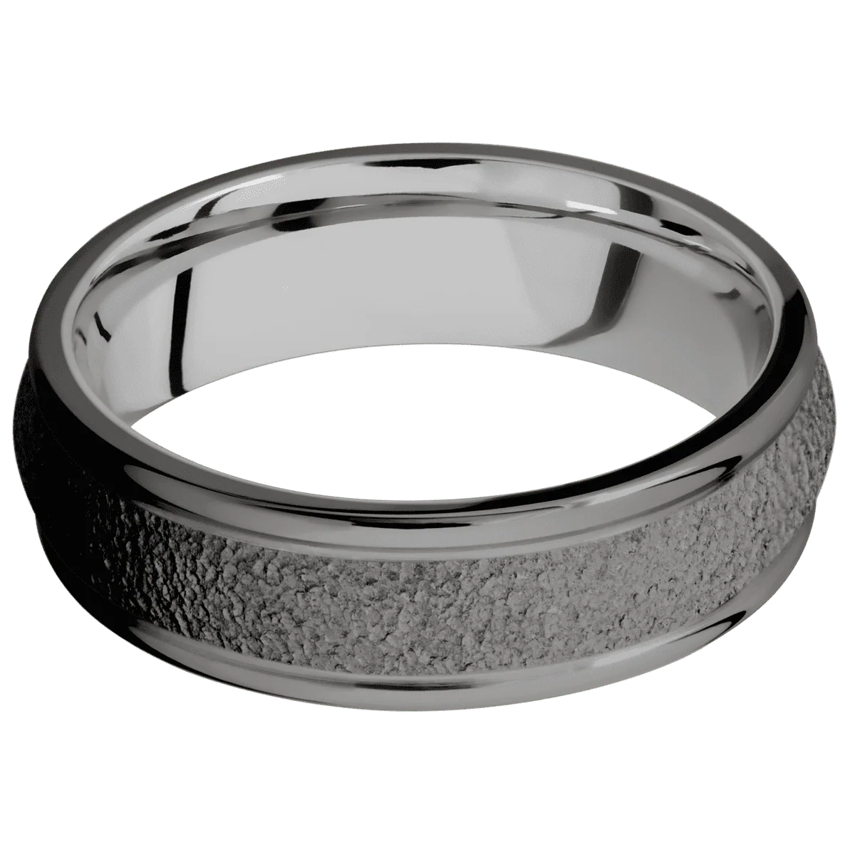 Tantalum Noir + Stipple , Polish Finish + Titanium - Image 3