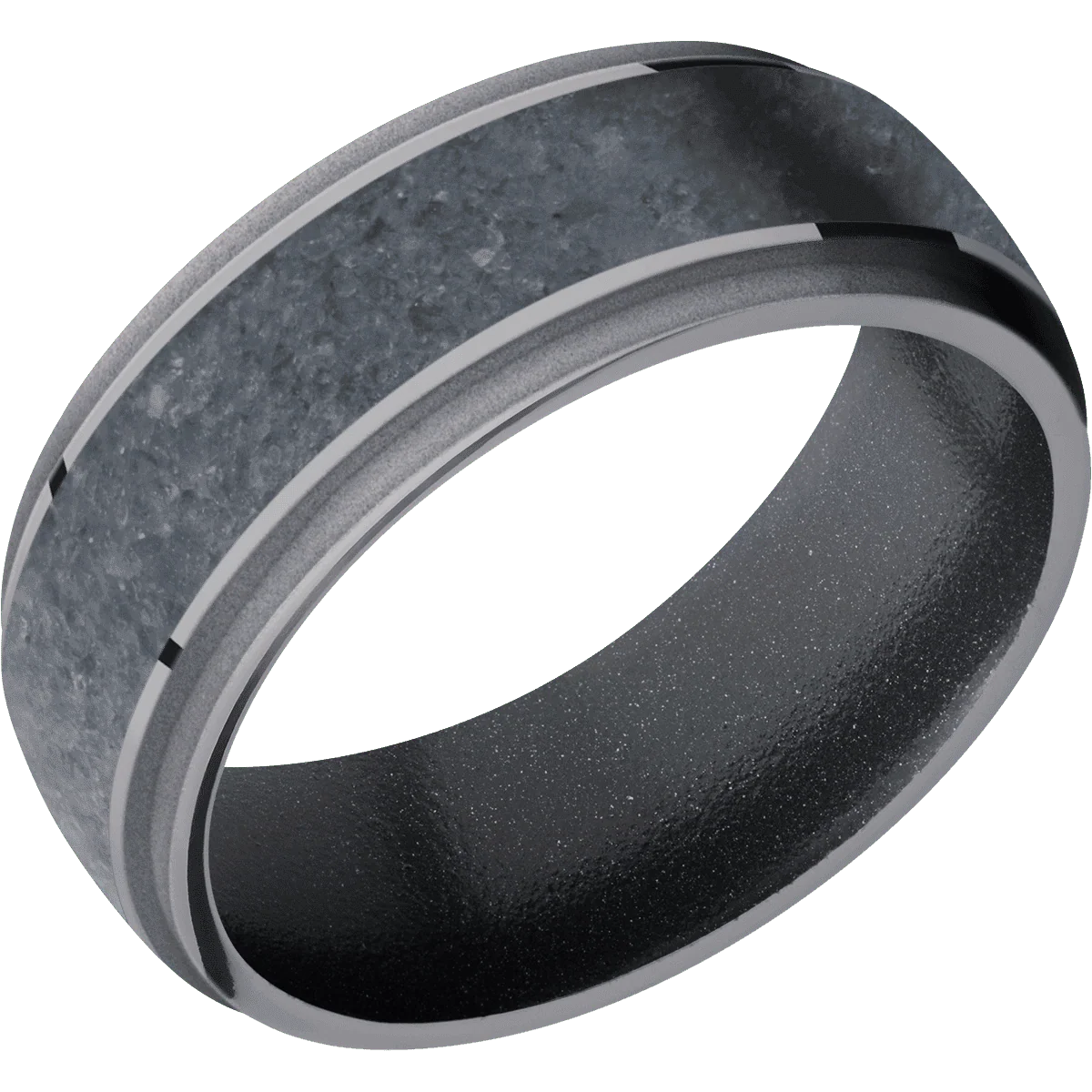 Tantalum + Polish , Bead Finish + Dark Grey - Image 2