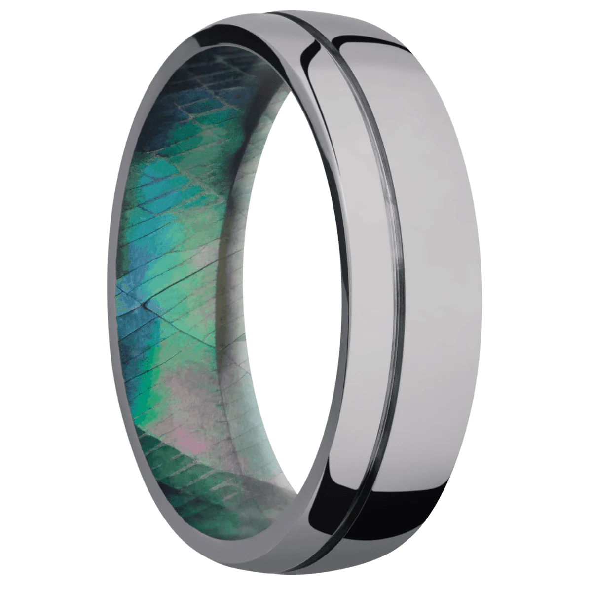 Tantalum + Polish , Polish Finish + Black Mother of Pearl