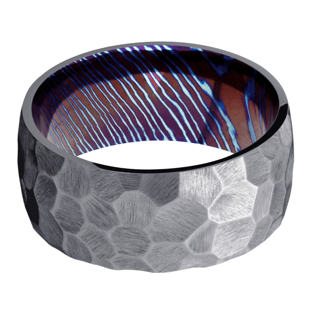 Tantalum + Rock Finish + Titanium Damascus - Image 3