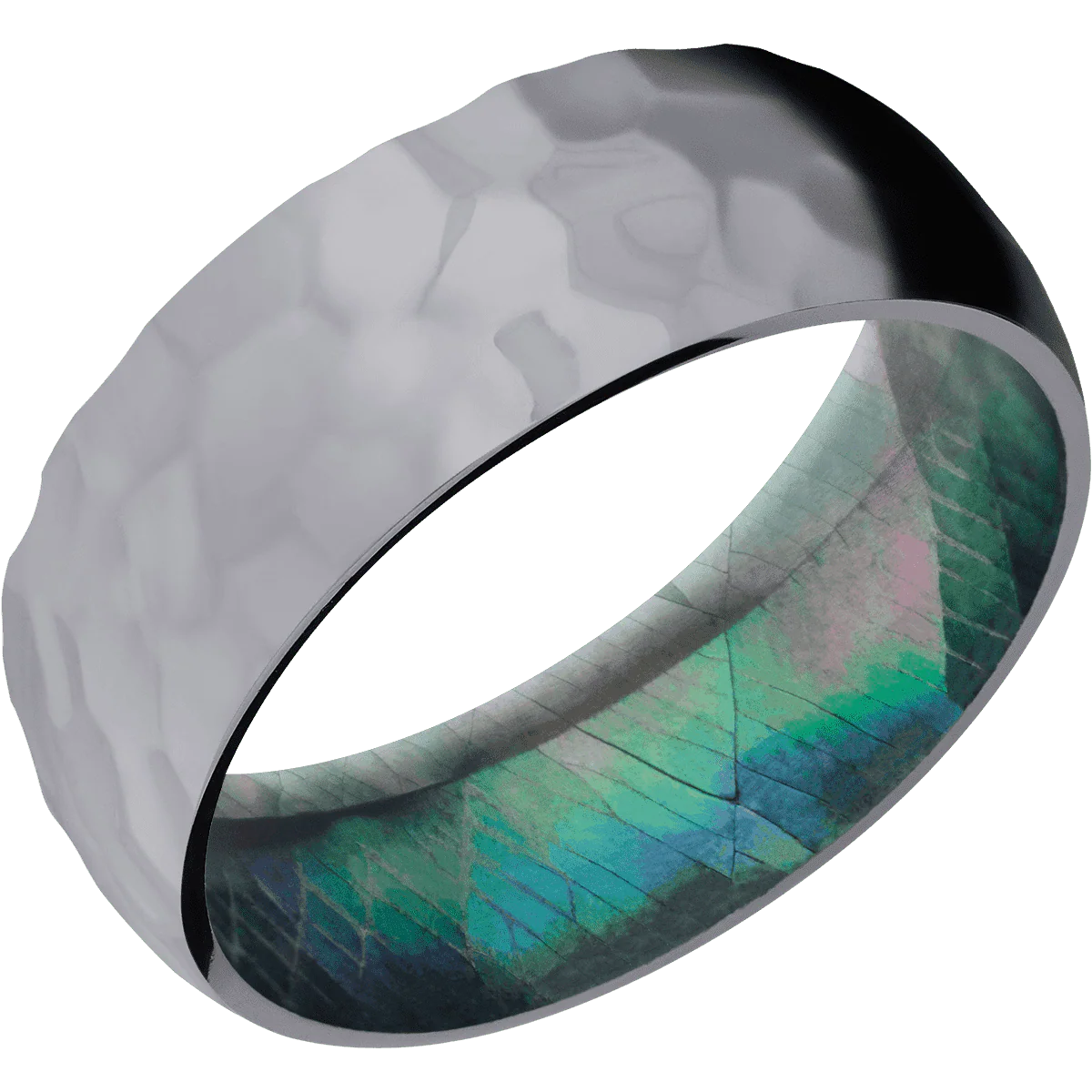 Tantalum + Rockpolish Finish + Black Mother of Pearl - Image 2