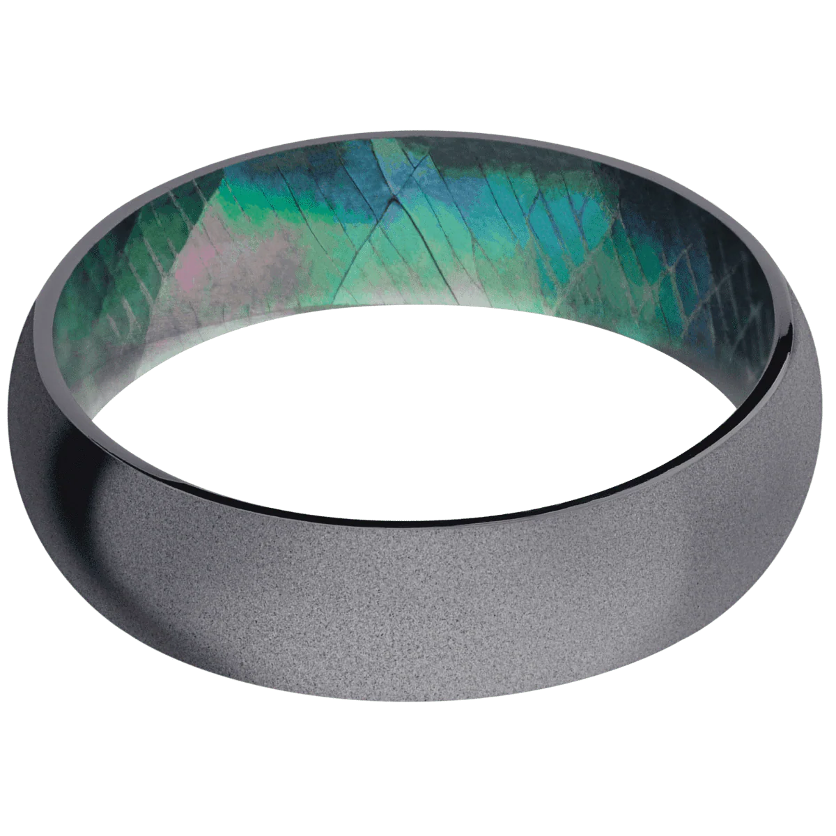 Tantalum + Sand Finish + Black Mother of Pearl - Image 3