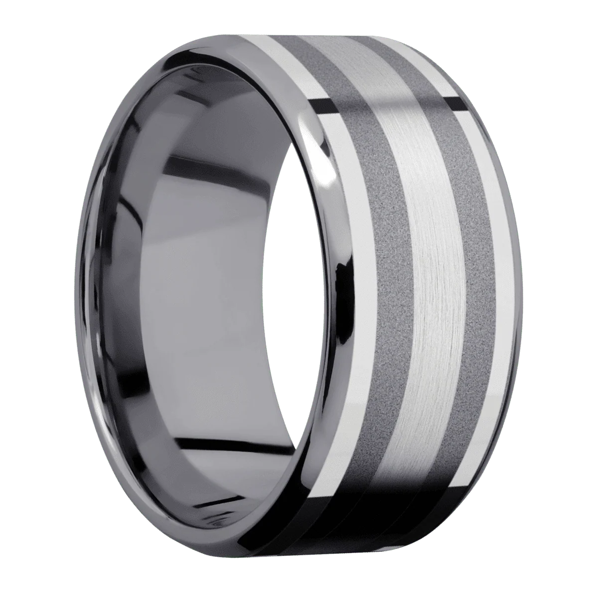 Tantalum + Sand , Polish Finish