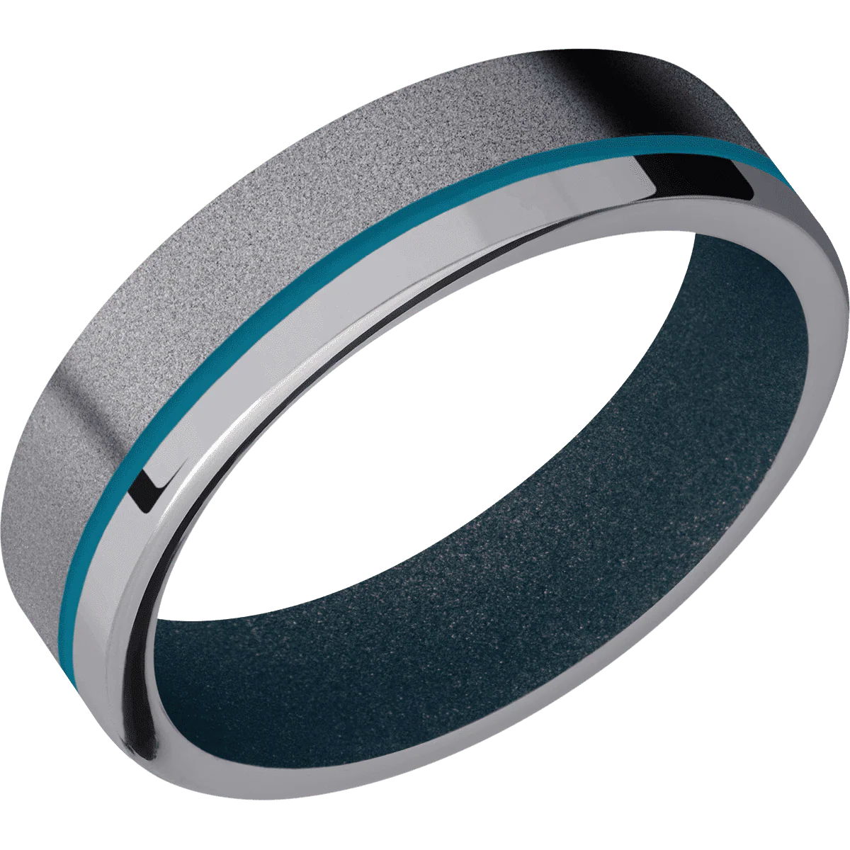Tantalum + Sand , Polish Finish + Blue Titanium - Image 2