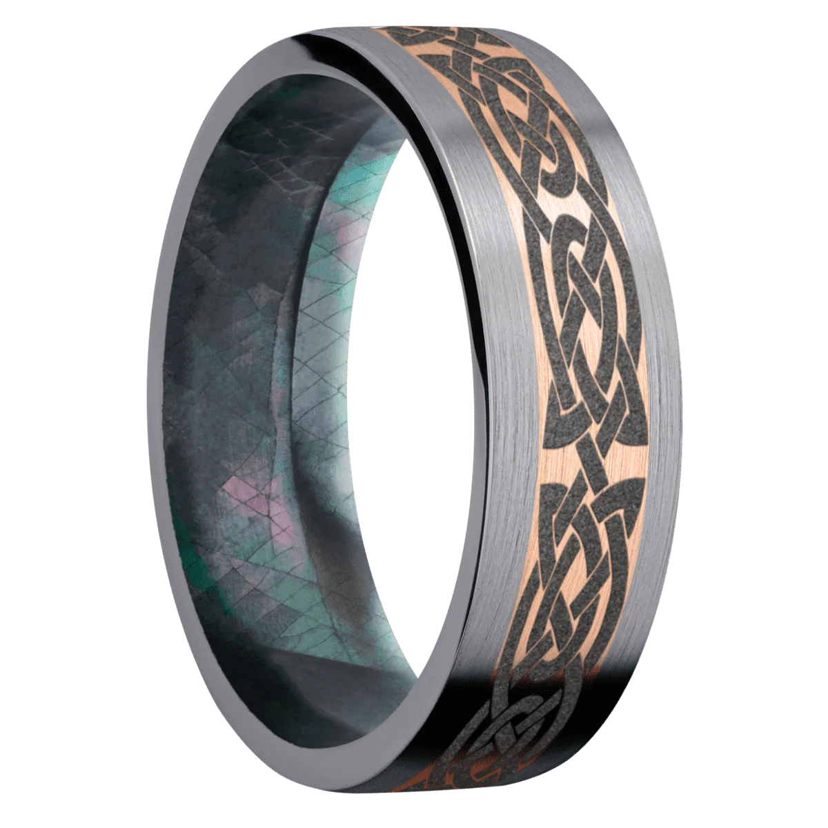 Tantalum + Satin Finish + Black Mother of Pearl