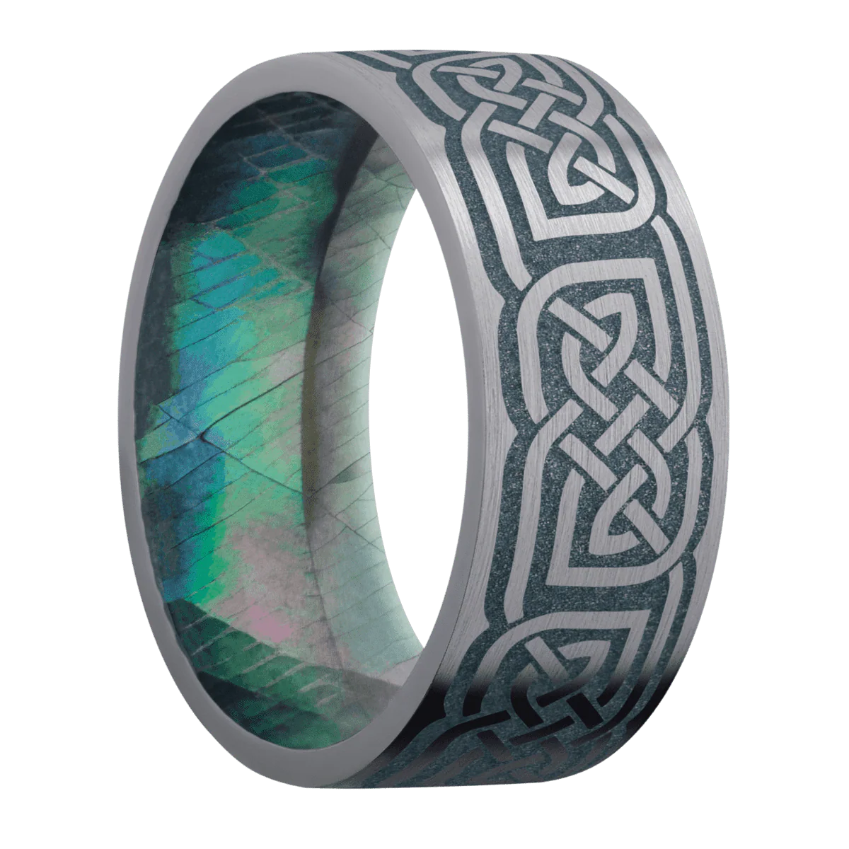 Tantalum + Satin Finish + Black Mother of Pearl