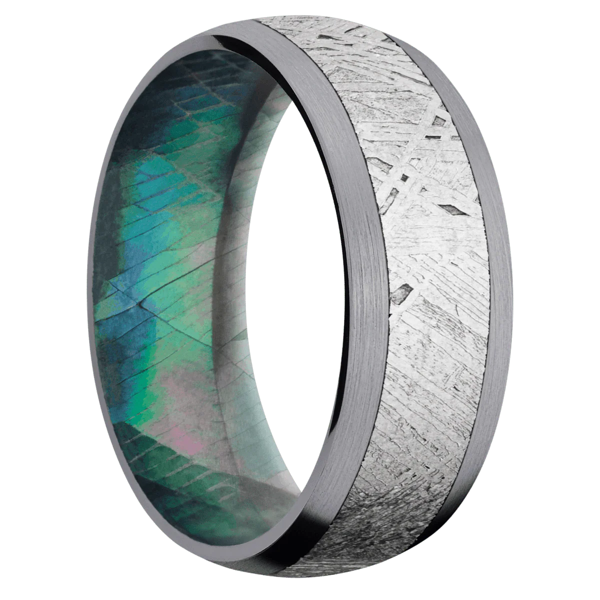 Tantalum + Satin Finish + Black Mother of Pearl