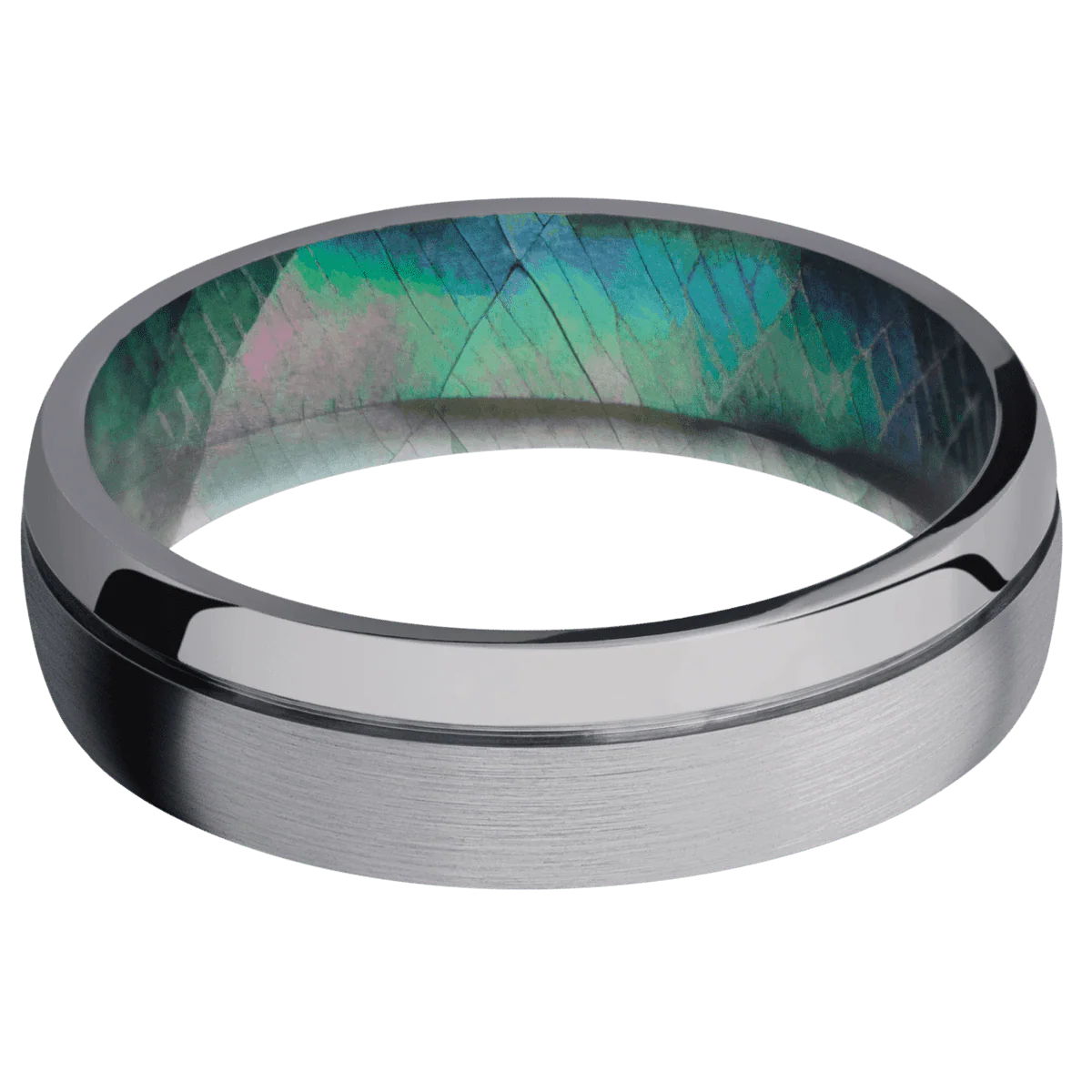 Tantalum + Satin , Polish Finish + Black Mother of Pearl - Image 3