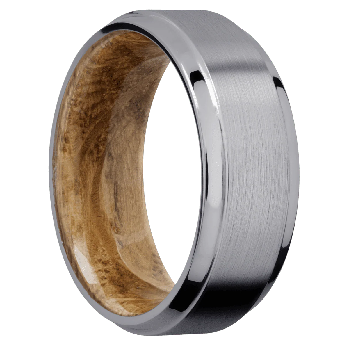 Tantalum + Satin , Polish Finish + Whiskey Barrel