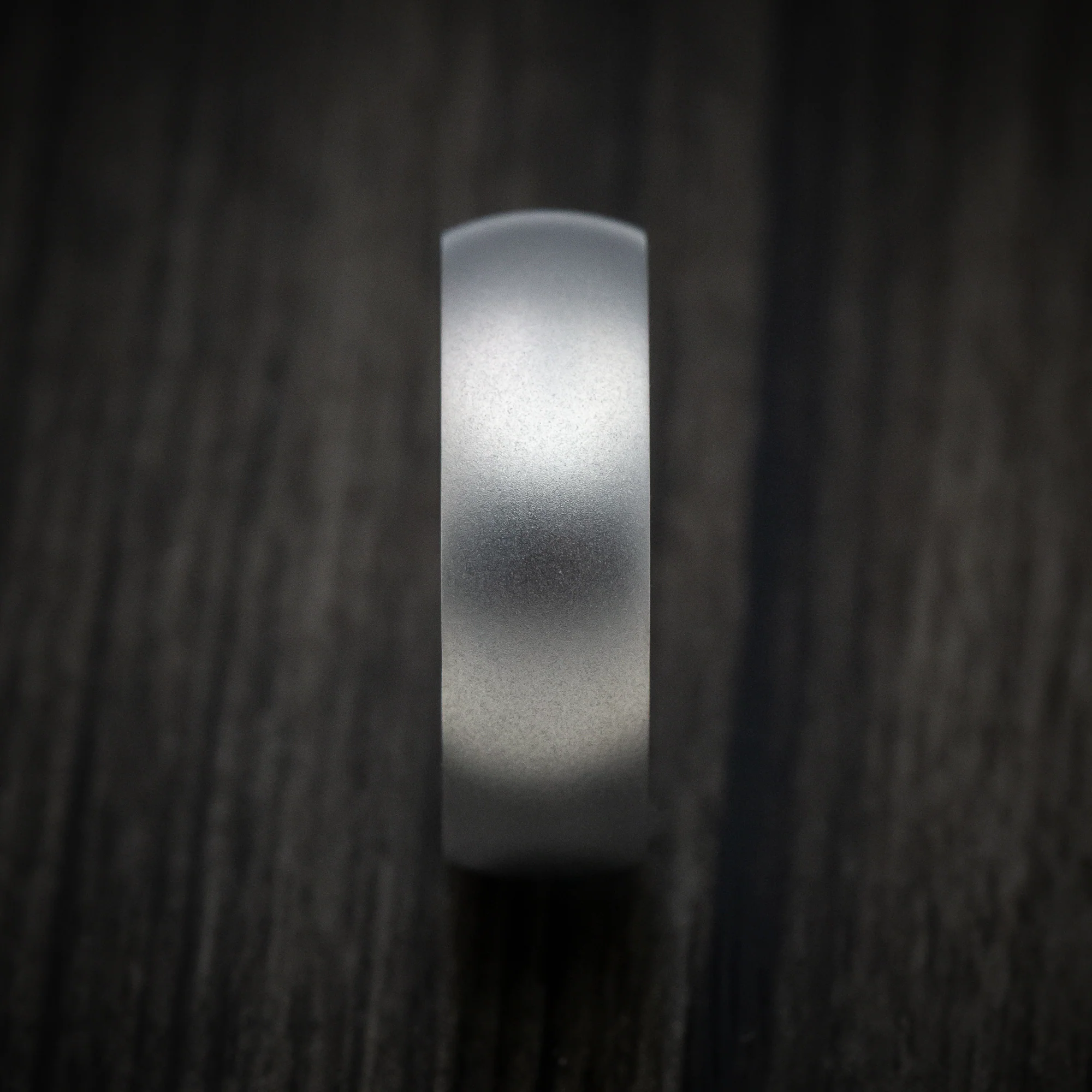 Titanium and DiamondCast Sleeve Men's Ring Custom Made - Image 4